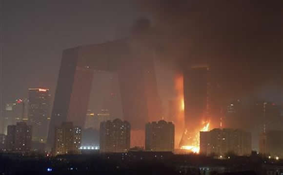 CCTV on Fire