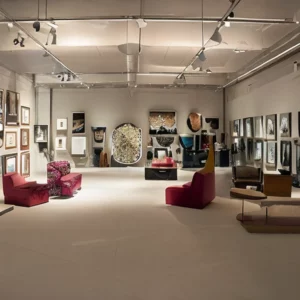 Artistic representation for Schillings to open new showroom in Valparaiso.