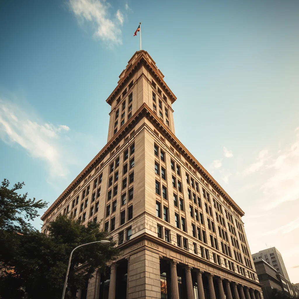 Artistic representation for Echoes of antiquity: the egyptian building's rich history in richmond, va