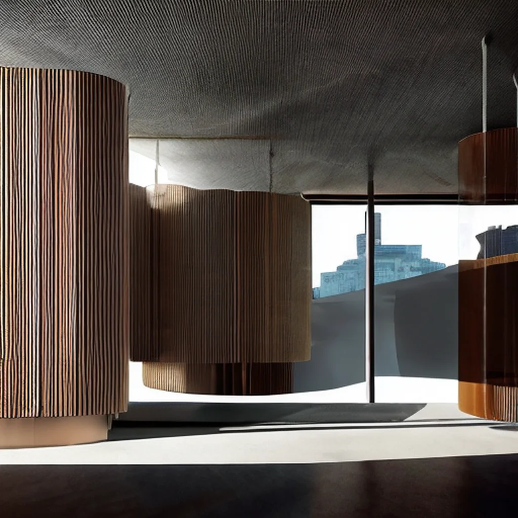 Artistic representation for Innovative Materials Shaping the Future of Sustainable Architecture **Please Note:** I'm looking for a title that effectively captures the essence