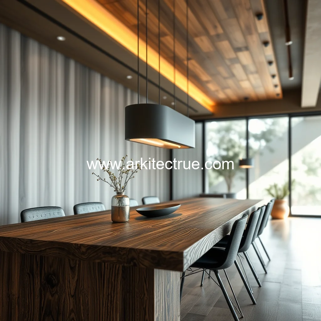 Artistic representation for Unique cote lux steel: harmonizing wood texture with steel resilience.