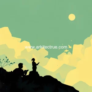 Artistic representation for Lecture by Mae ling Lokko Announcements