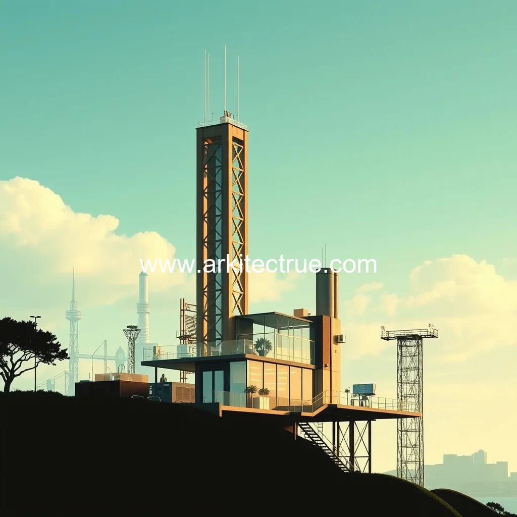 Artistic representation for San francisco architect & laboratory