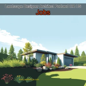Artistic representation for Landscape Designer Architect Portland OR US Jobs