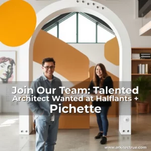 Artistic representation for Join Our Team: Talented Architect Wanted at Halflants + Pichette