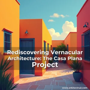 Artistic representation for Rediscovering Vernacular Architecture: The Casa Plana Project