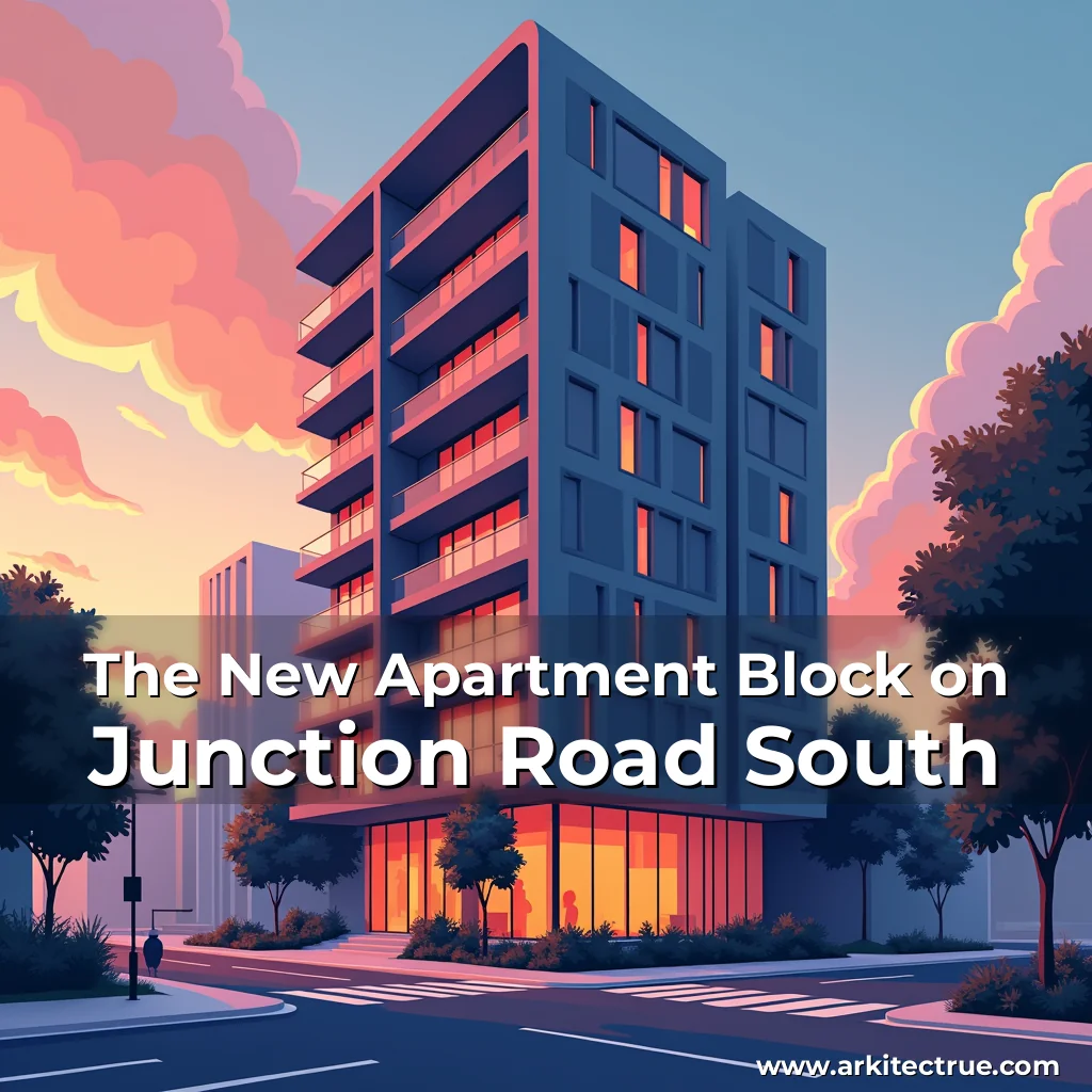 Artistic representation for The New Apartment Block on Junction Road South