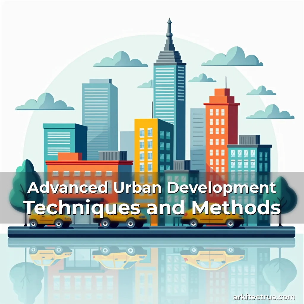 Artistic representation for Advanced Urban Development Techniques and Methods