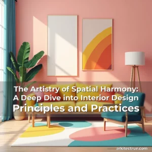 Artistic representation for The Artistry of Spatial Harmony: A Deep Dive into Interior Design Principles and Practices