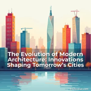 Artistic representation for The Evolution of Modern Architecture: Innovations Shaping Tomorrow’s Cities