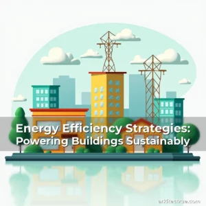 Artistic representation for Energy Efficiency Strategies: Powering Buildings Sustainably