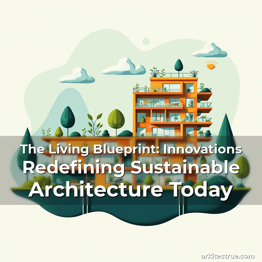 Artistic representation for The Living Blueprint: Innovations Redefining Sustainable Architecture Today