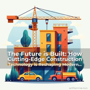 Artistic representation for The Future is Built: How Cutting-Edge Construction Technology is Reshaping Modern Architecture