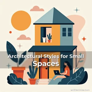 Artistic representation for Architectural Styles for Small Spaces