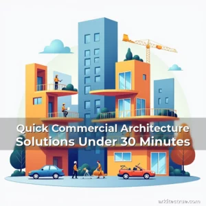Artistic representation for Quick Commercial Architecture Solutions Under 30 Minutes