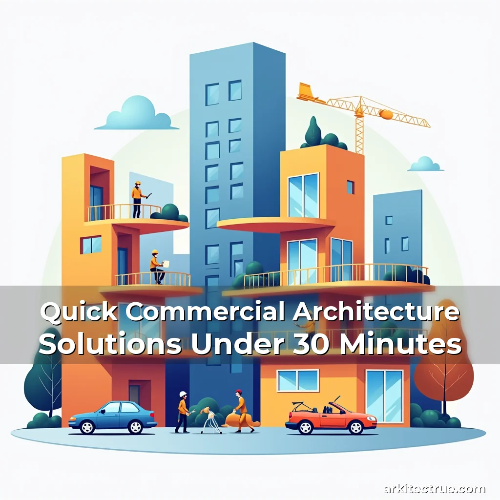 Artistic representation for Quick Commercial Architecture Solutions Under 30 Minutes