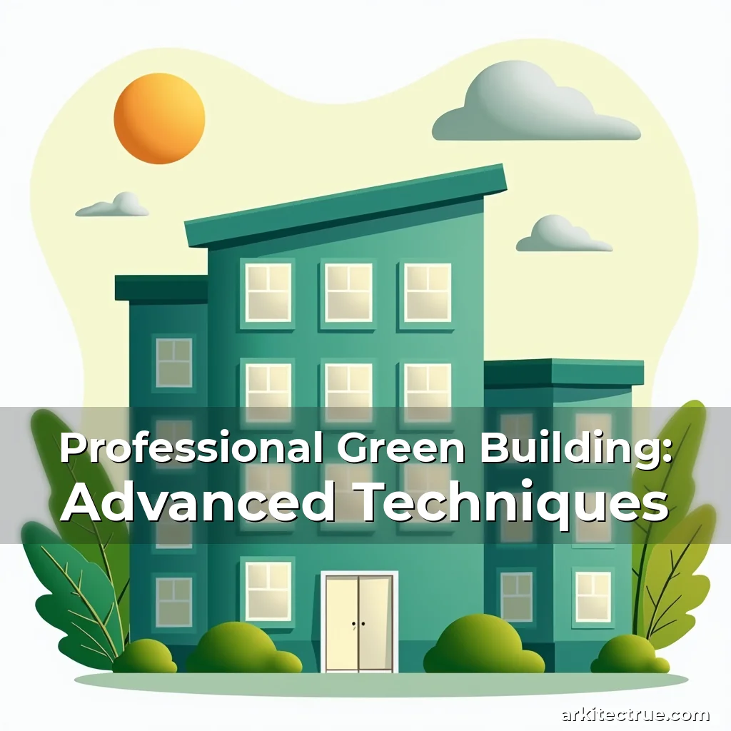 Artistic representation for Professional Green Building: Advanced Techniques