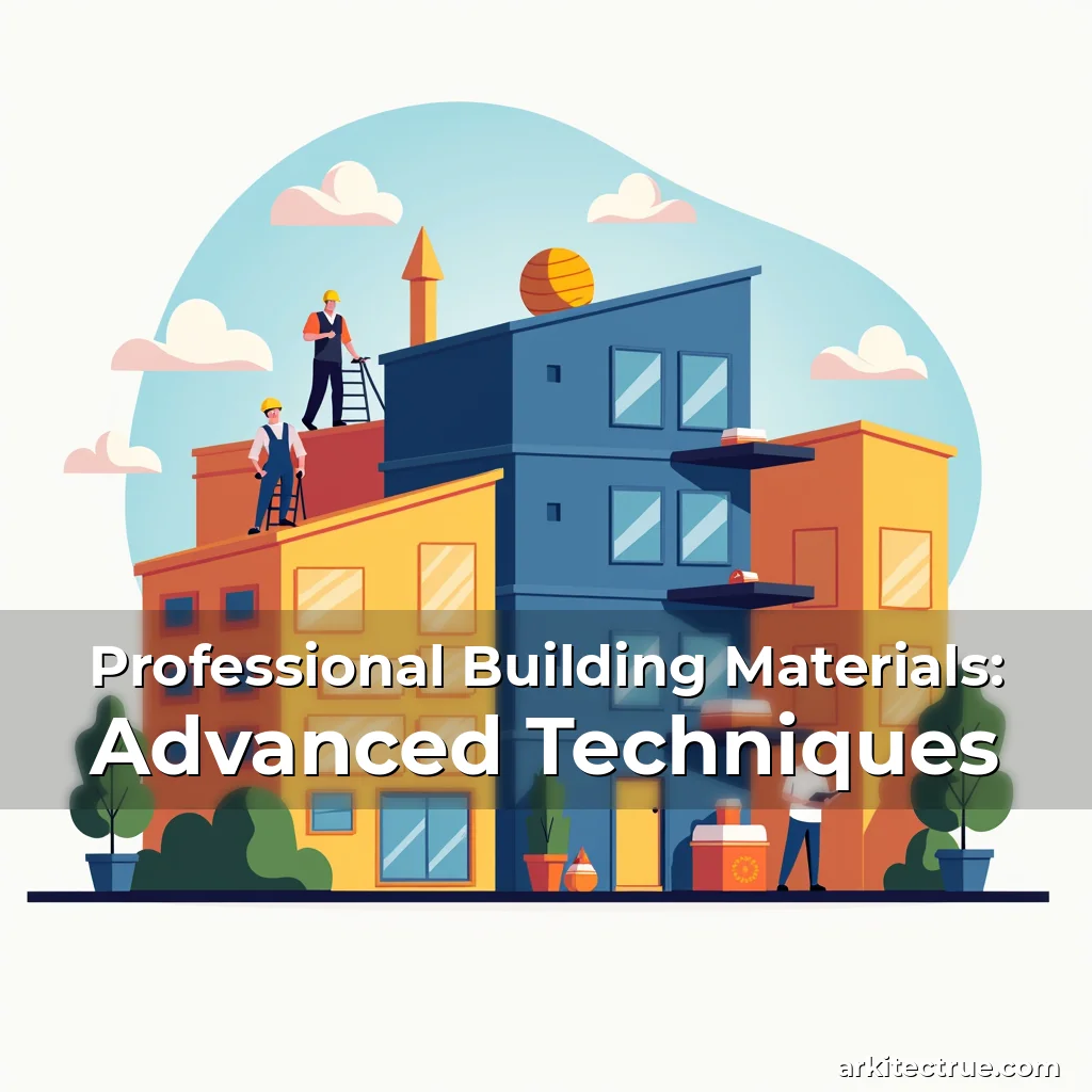 Artistic representation for Professional Building Materials: Advanced Techniques