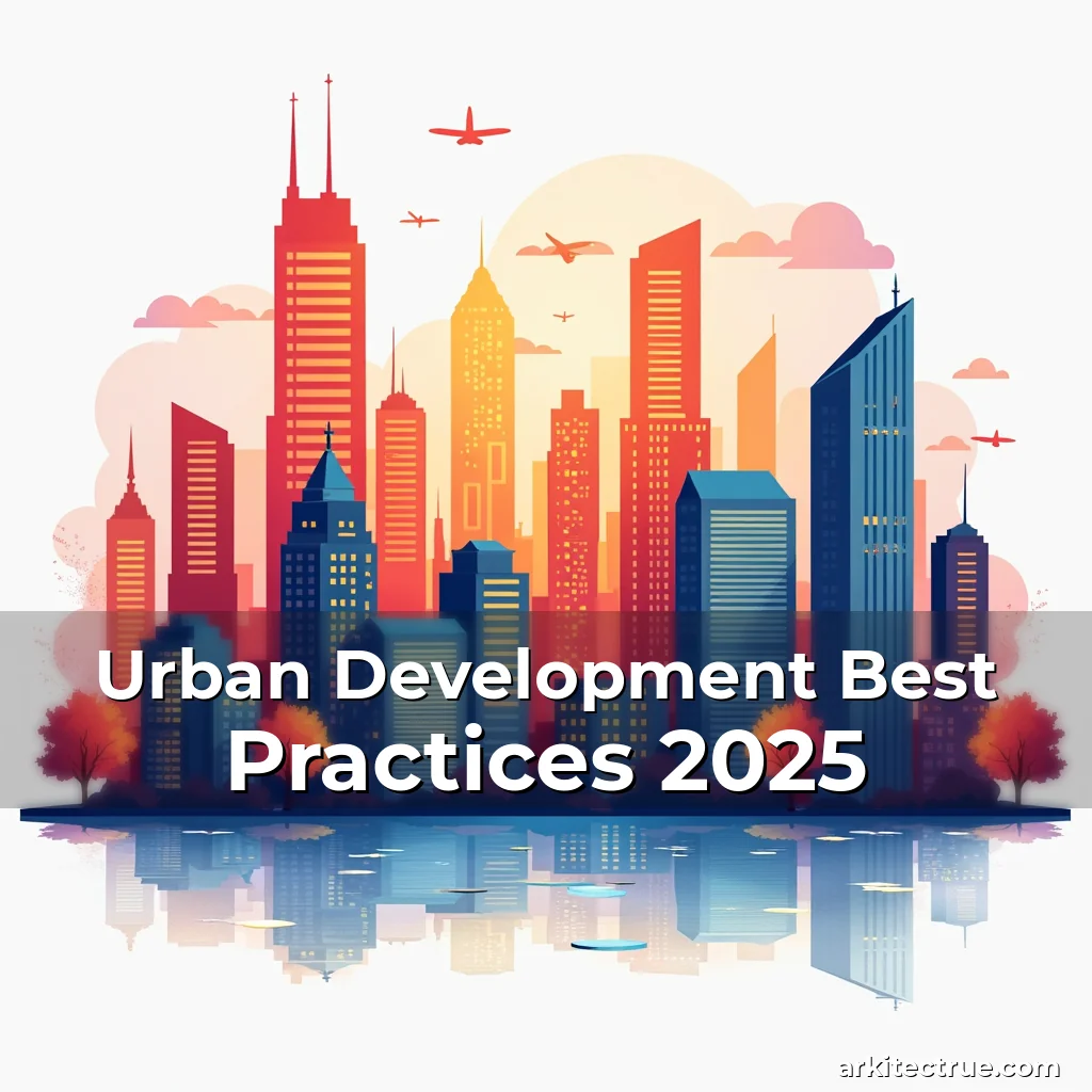 Artistic representation for Urban Development Best Practices 2025