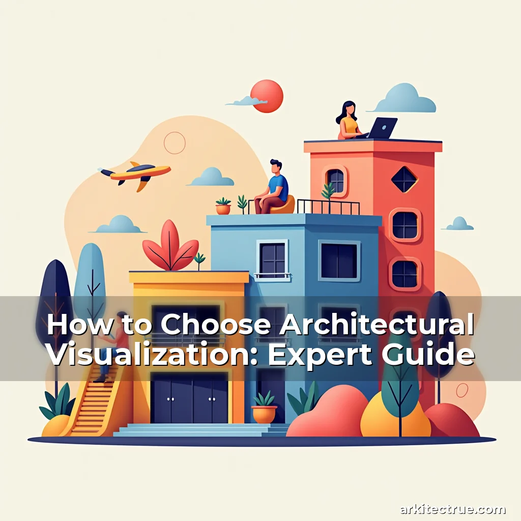 Artistic representation for How to Choose Architectural Visualization: Expert Guide