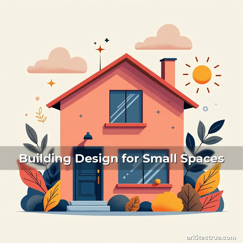 Artistic representation for Building Design for Small Spaces