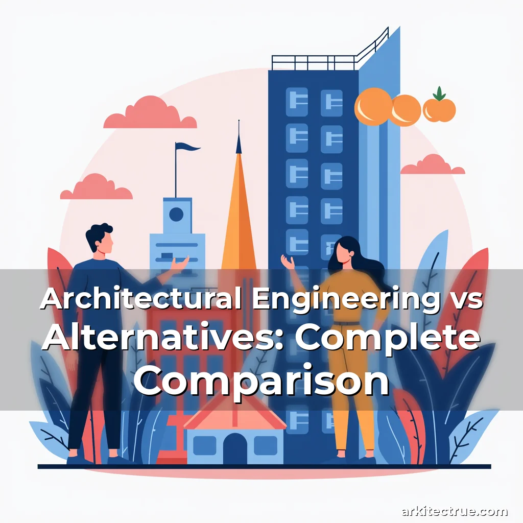 Artistic representation for Architectural Engineering vs Alternatives: Complete Comparison