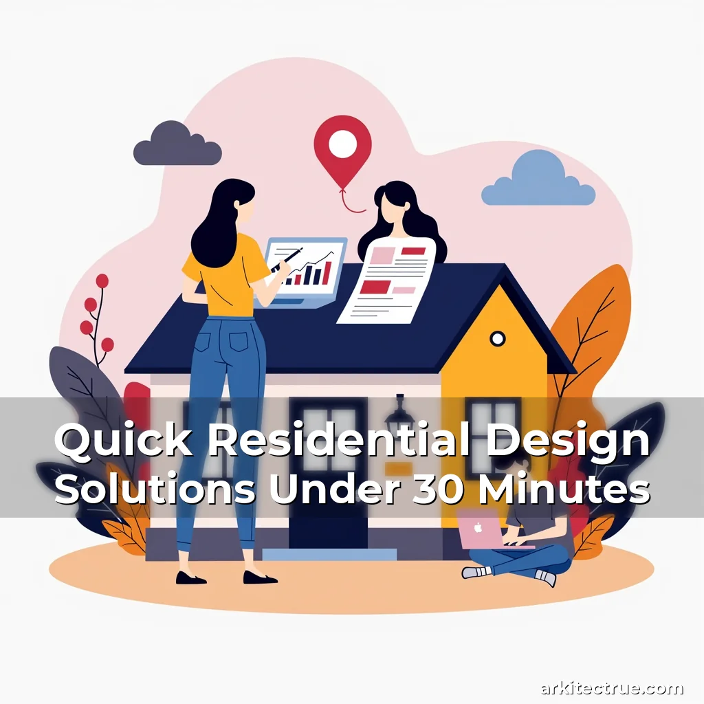 Artistic representation for Quick Residential Design Solutions Under 30 Minutes