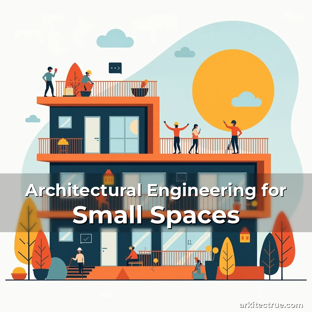 Artistic representation for Architectural Engineering for Small Spaces