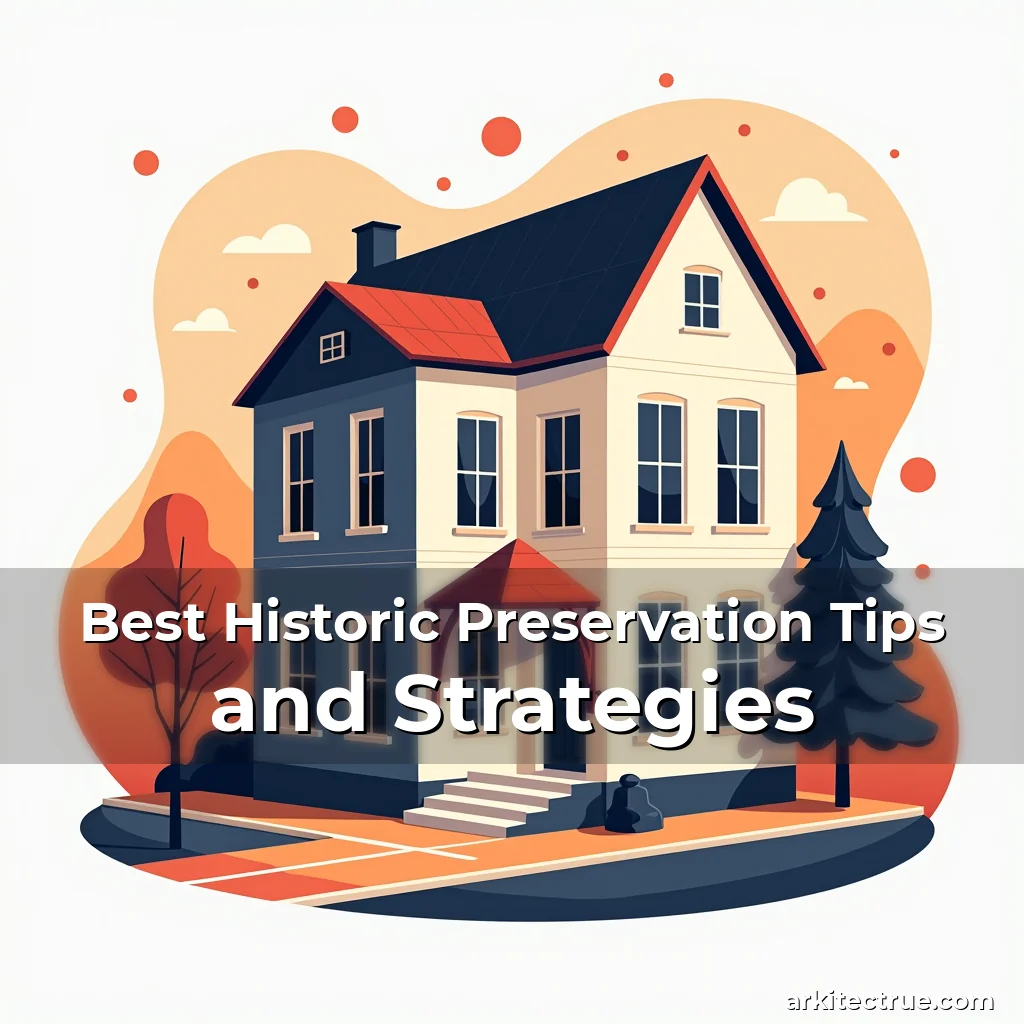 Artistic representation for Best Historic Preservation Tips and Strategies
