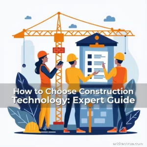 Artistic representation for How to Choose Construction Technology: Expert Guide