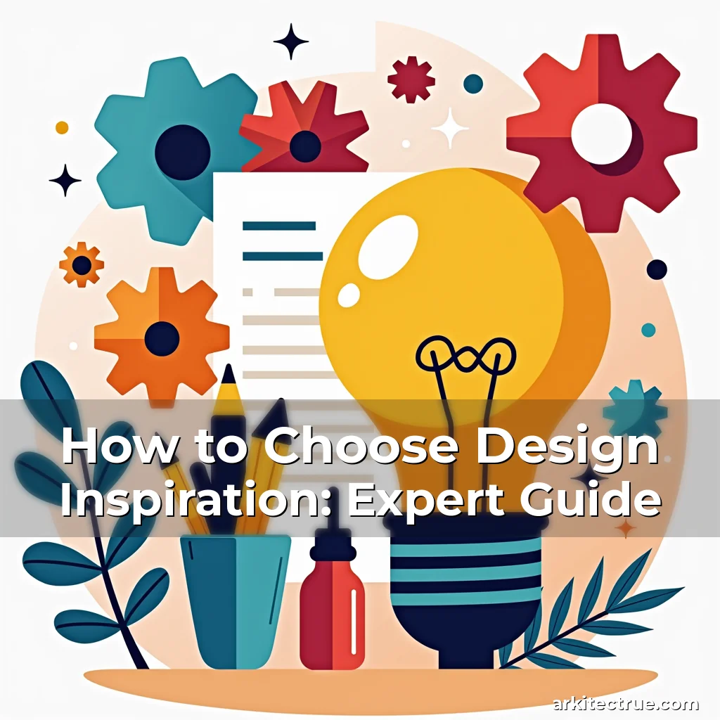 Artistic representation for How to Choose Design Inspiration: Expert Guide