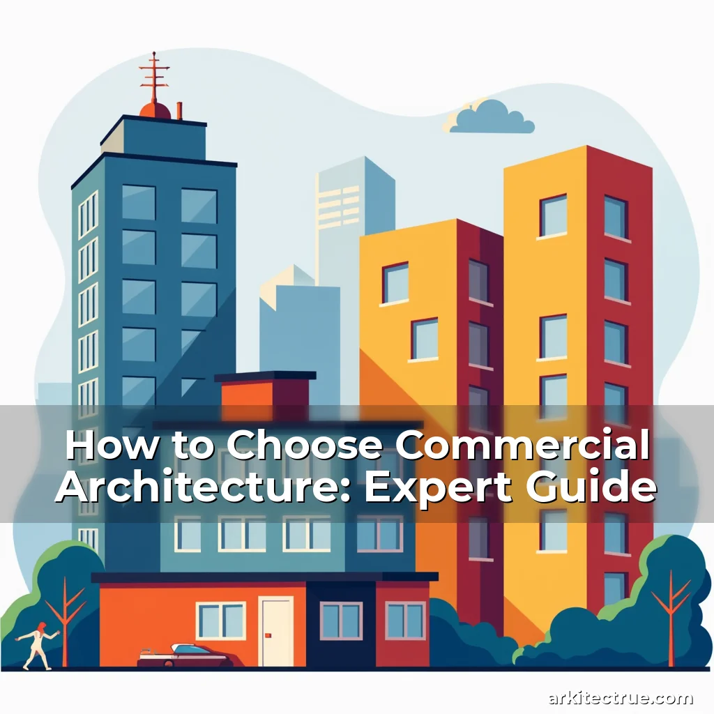 Artistic representation for How to Choose Commercial Architecture: Expert Guide