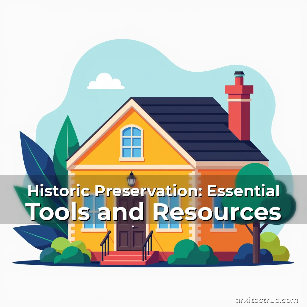 Artistic representation for Historic Preservation: Essential Tools and Resources
