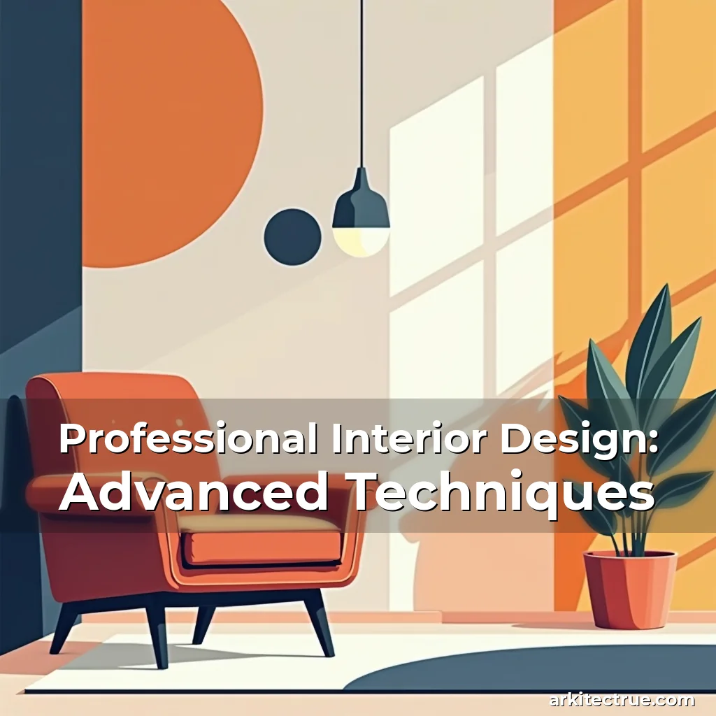 Artistic representation for Professional Interior Design: Advanced Techniques