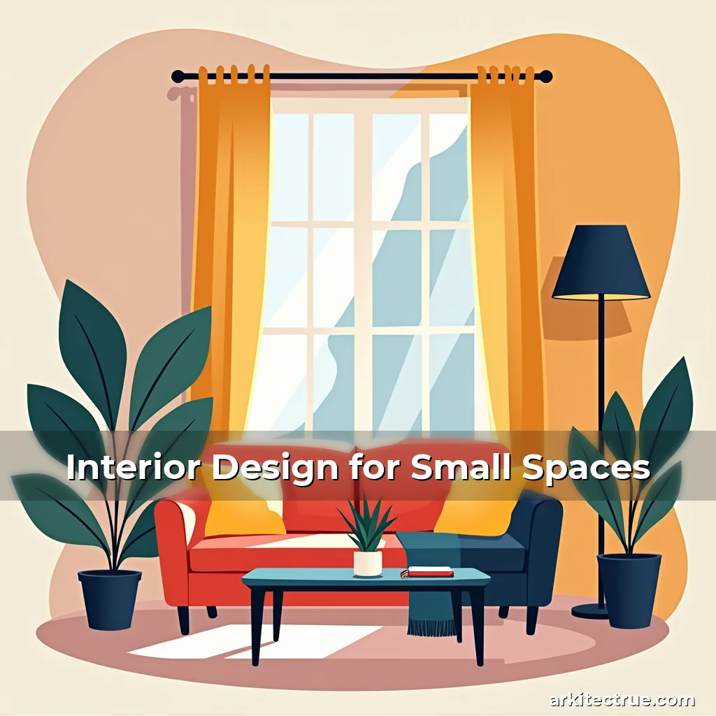 Artistic representation for Interior Design for Small Spaces