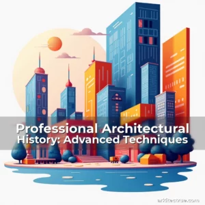 Artistic representation for Professional Architectural History: Advanced Techniques