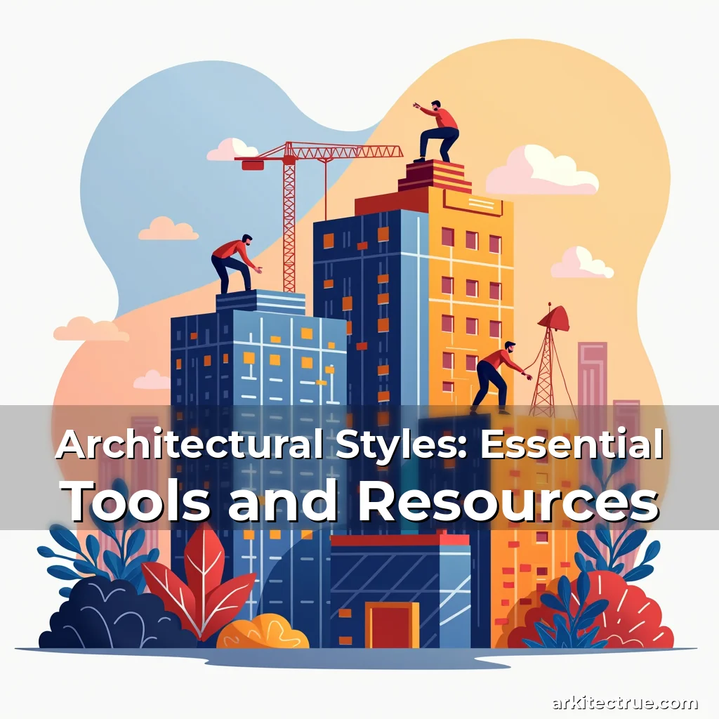 Artistic representation for Architectural Styles: Essential Tools and Resources