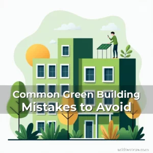 Artistic representation for Common Green Building Mistakes to Avoid