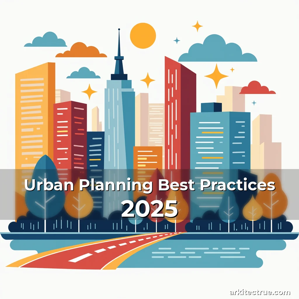 Artistic representation for Urban Planning Best Practices 2025