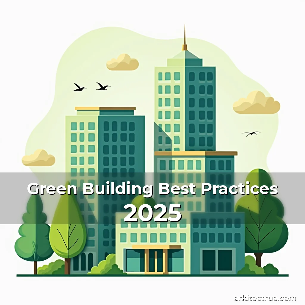 Artistic representation for Green Building Best Practices 2025