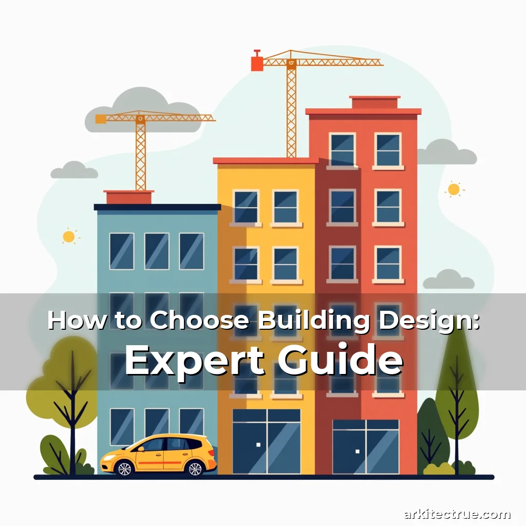 Artistic representation for How to Choose Building Design: Expert Guide