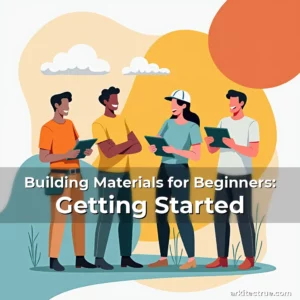 Artistic representation for Building Materials for Beginners: Getting Started