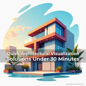 Artistic representation for Quick Architectural Visualization Solutions Under 30 Minutes