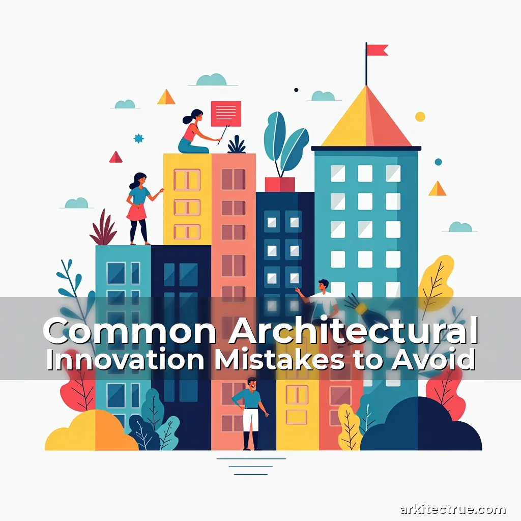 Artistic representation for Common Architectural Innovation Mistakes to Avoid