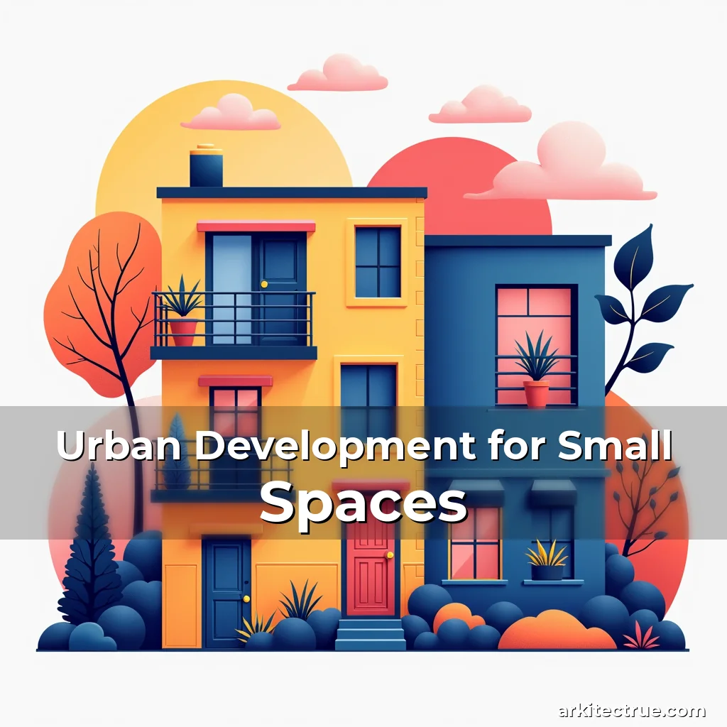 Artistic representation for Urban Development for Small Spaces