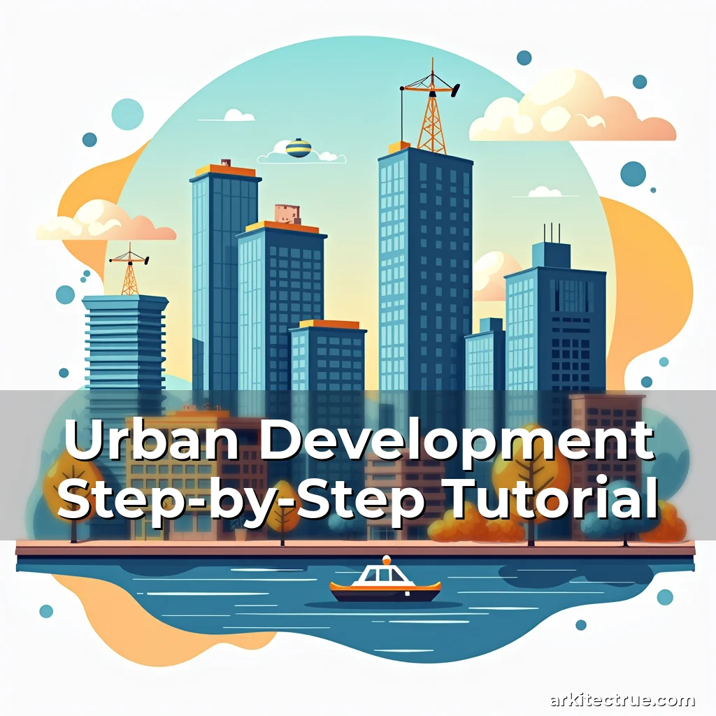 Artistic representation for Urban Development Step-by-Step Tutorial