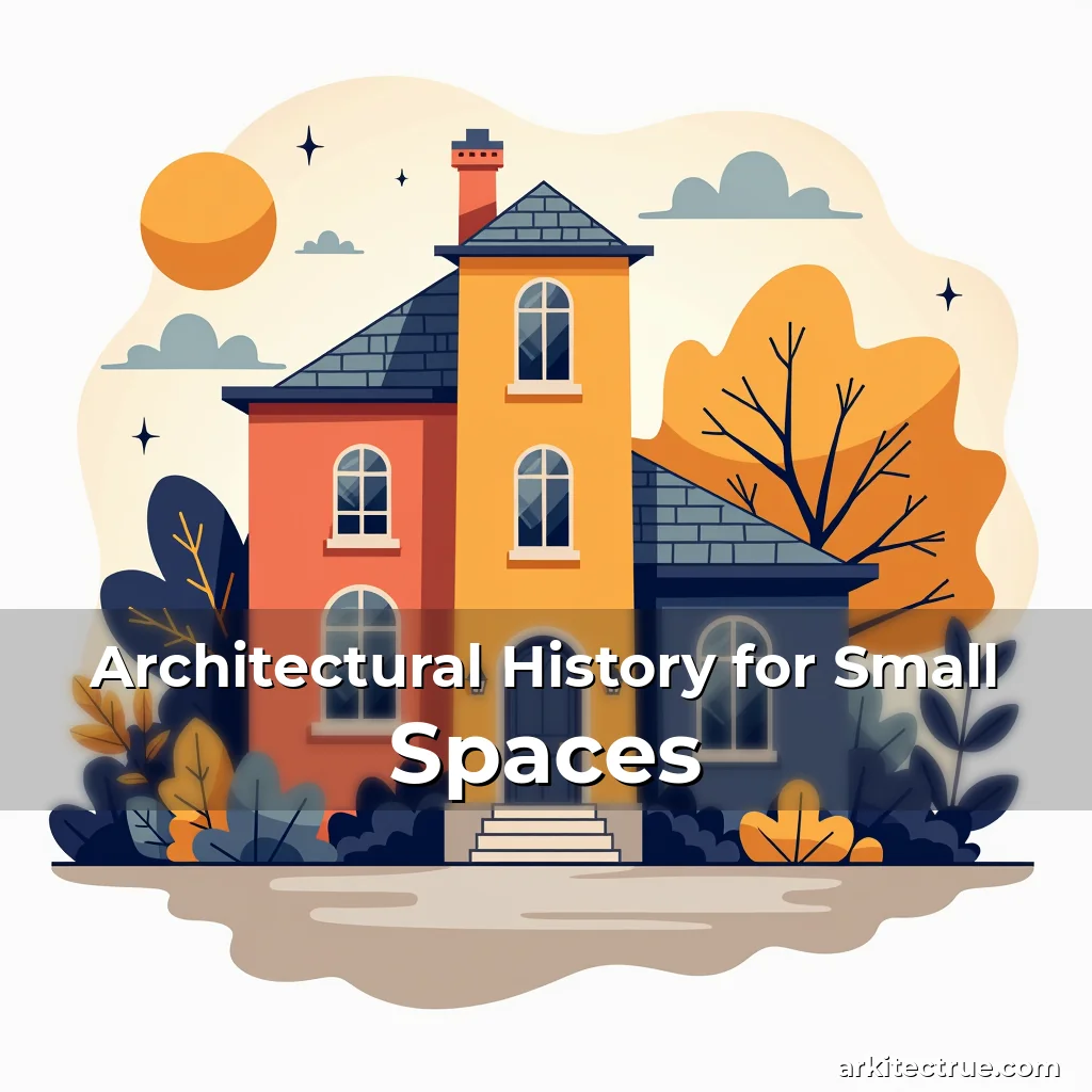 Artistic representation for Architectural History for Small Spaces