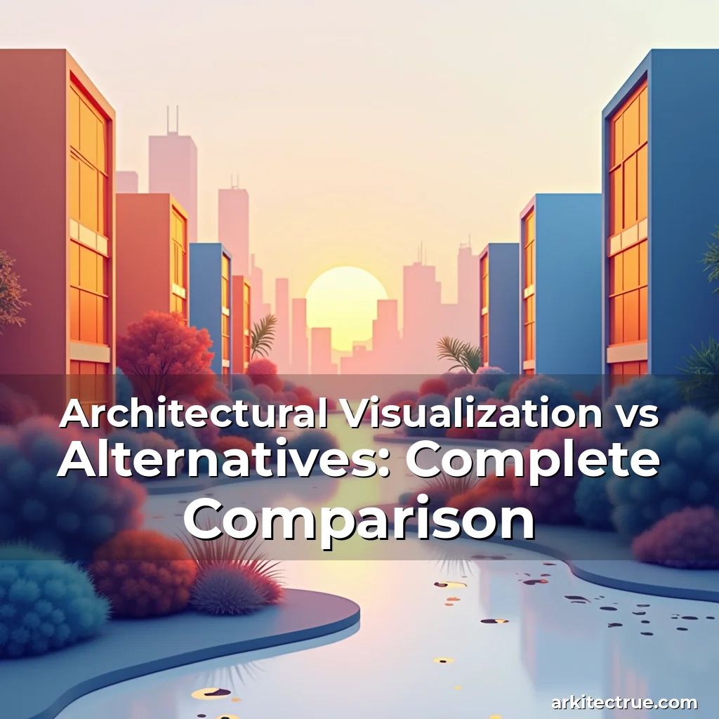 Artistic representation for Architectural Visualization vs Alternatives: Complete Comparison
