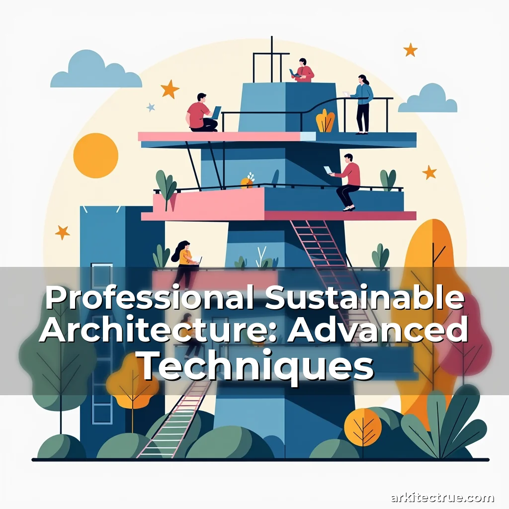 Artistic representation for Professional Sustainable Architecture: Advanced Techniques