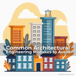 Artistic representation for Common Architectural Engineering Mistakes to Avoid